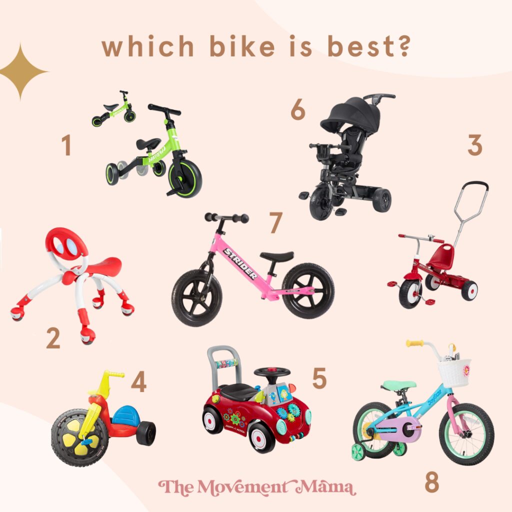 best bikes for 3 year olds